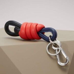 Loewe Tricolor Leather Knot Bag Charm